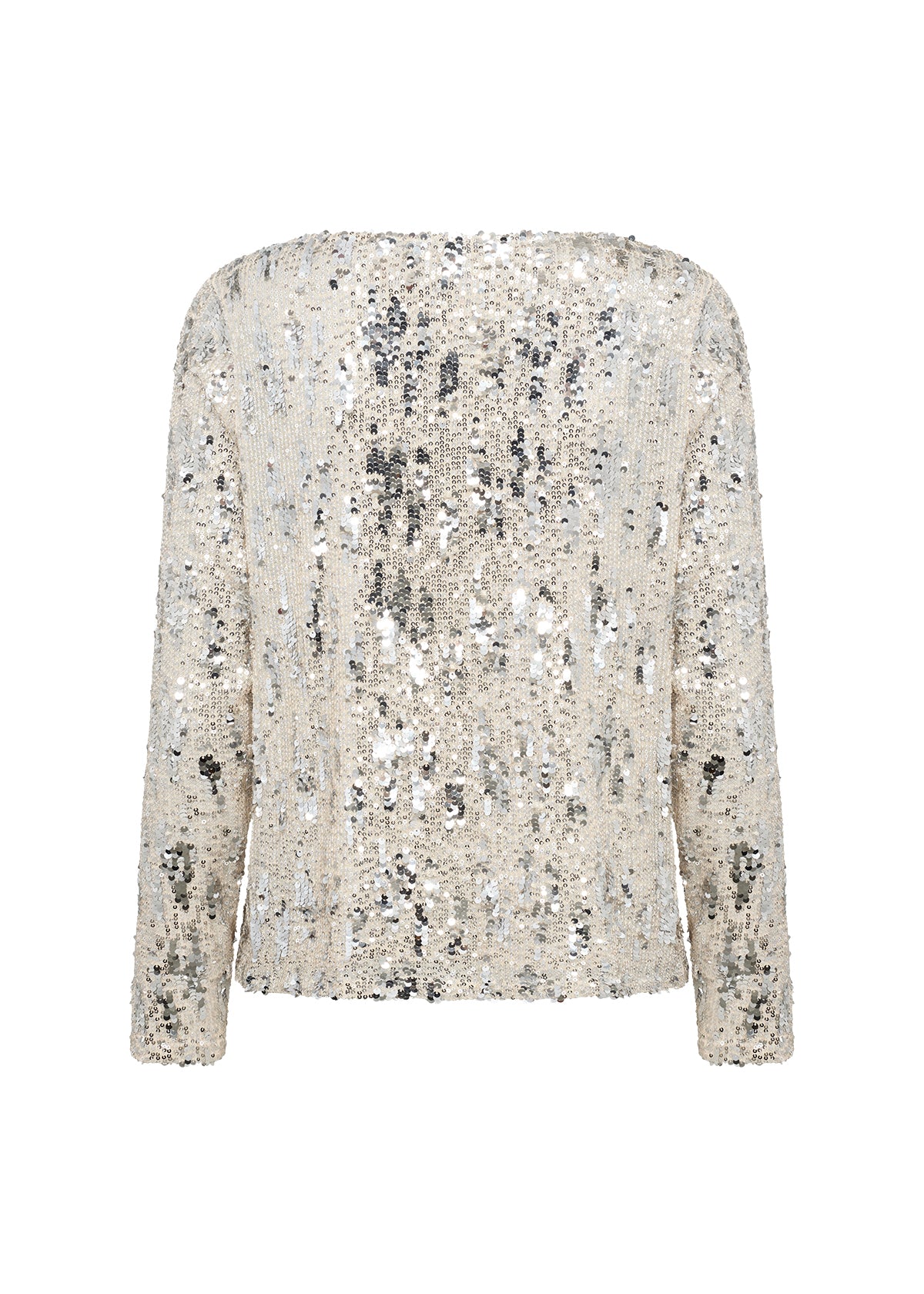 ANGEL 2 – kremfarget paljettbluse fra Soyaconcept