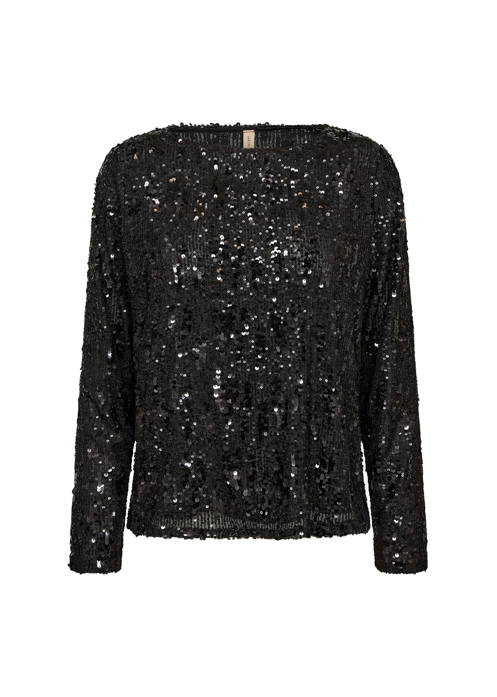 ANGEL 2 – sort paljettbluse fra Soyaconcept