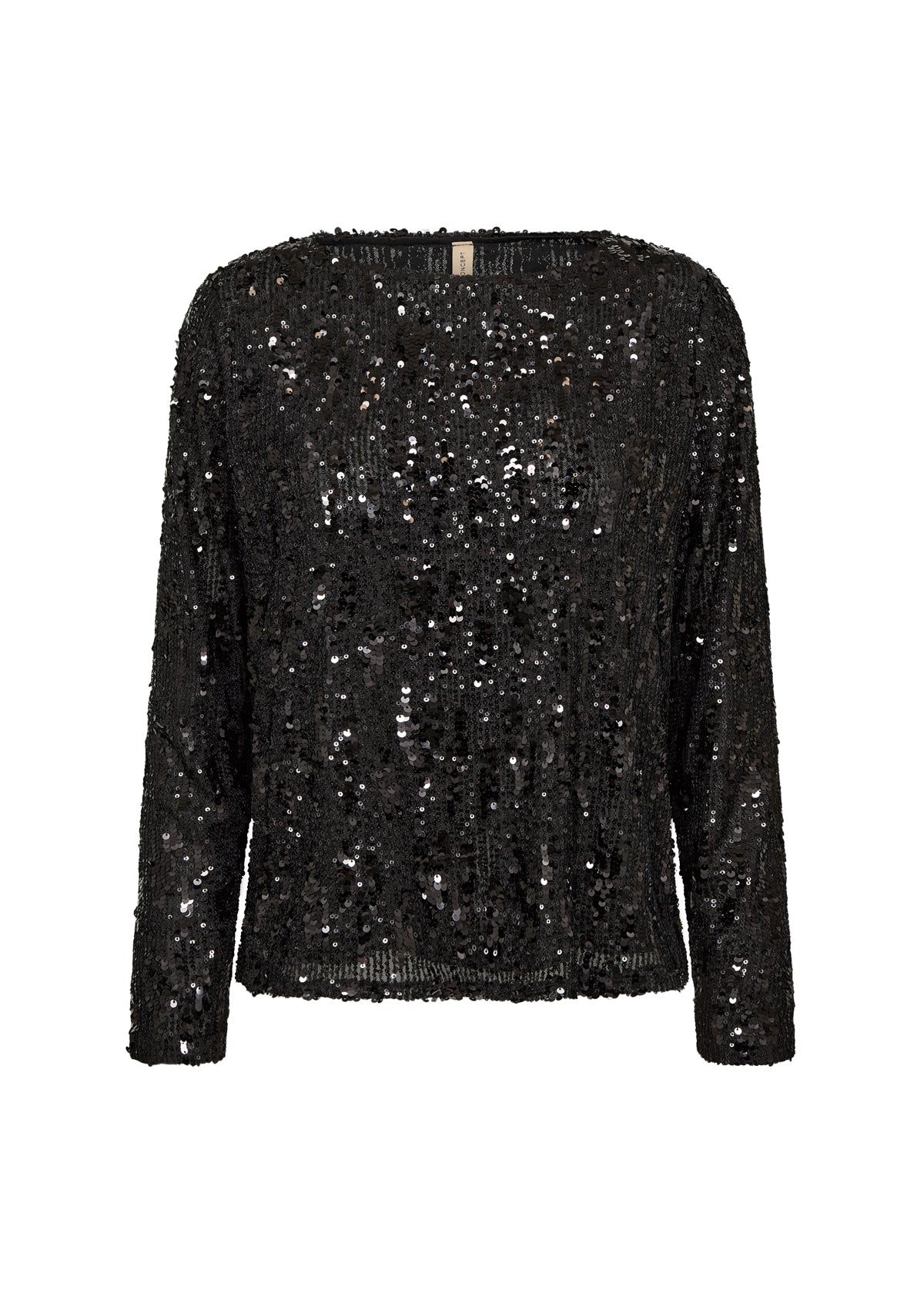 ANGEL 2 – sort paljettbluse fra Soyaconcept