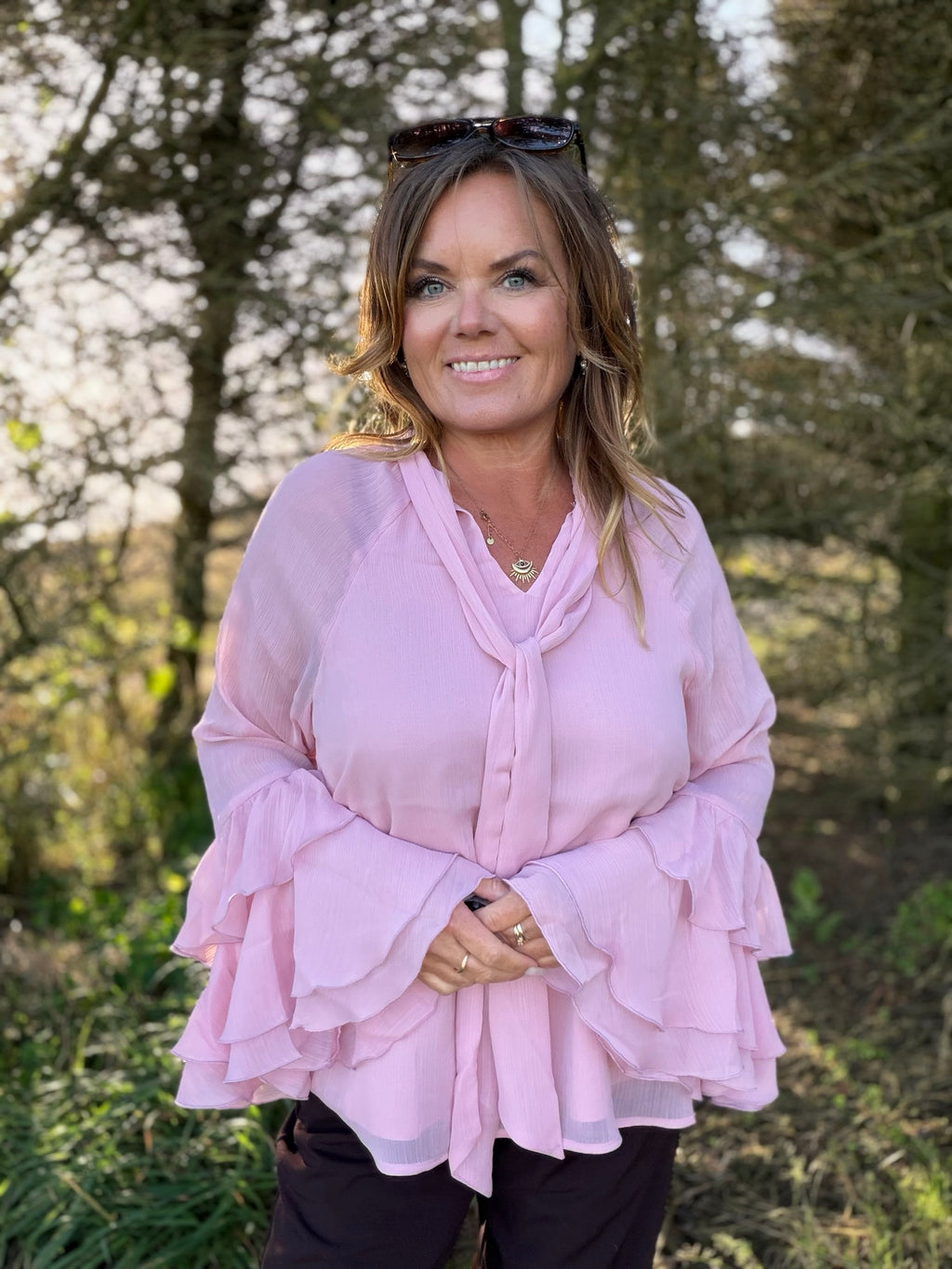 NAIA 11 Bluse – Lys Rosa