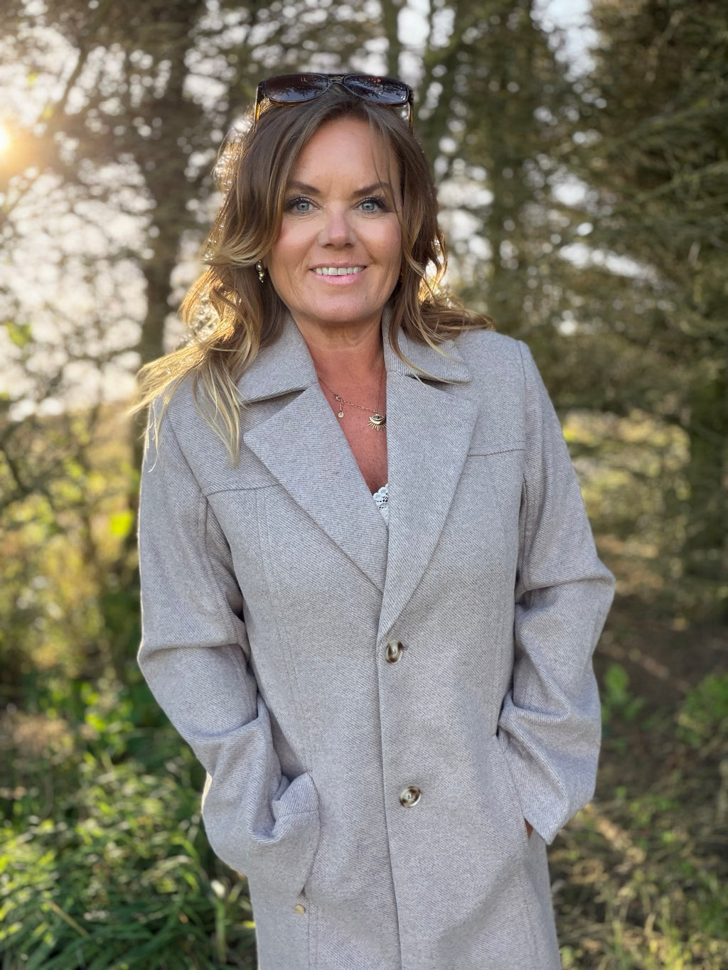 Jaze Long Coat fra Cream