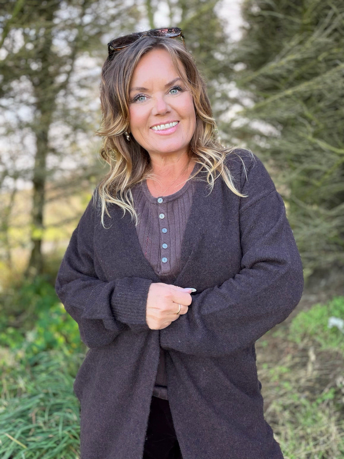 Alpa lang cardigan – Mole – Freequent