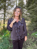 Beliv Bluse – Brun