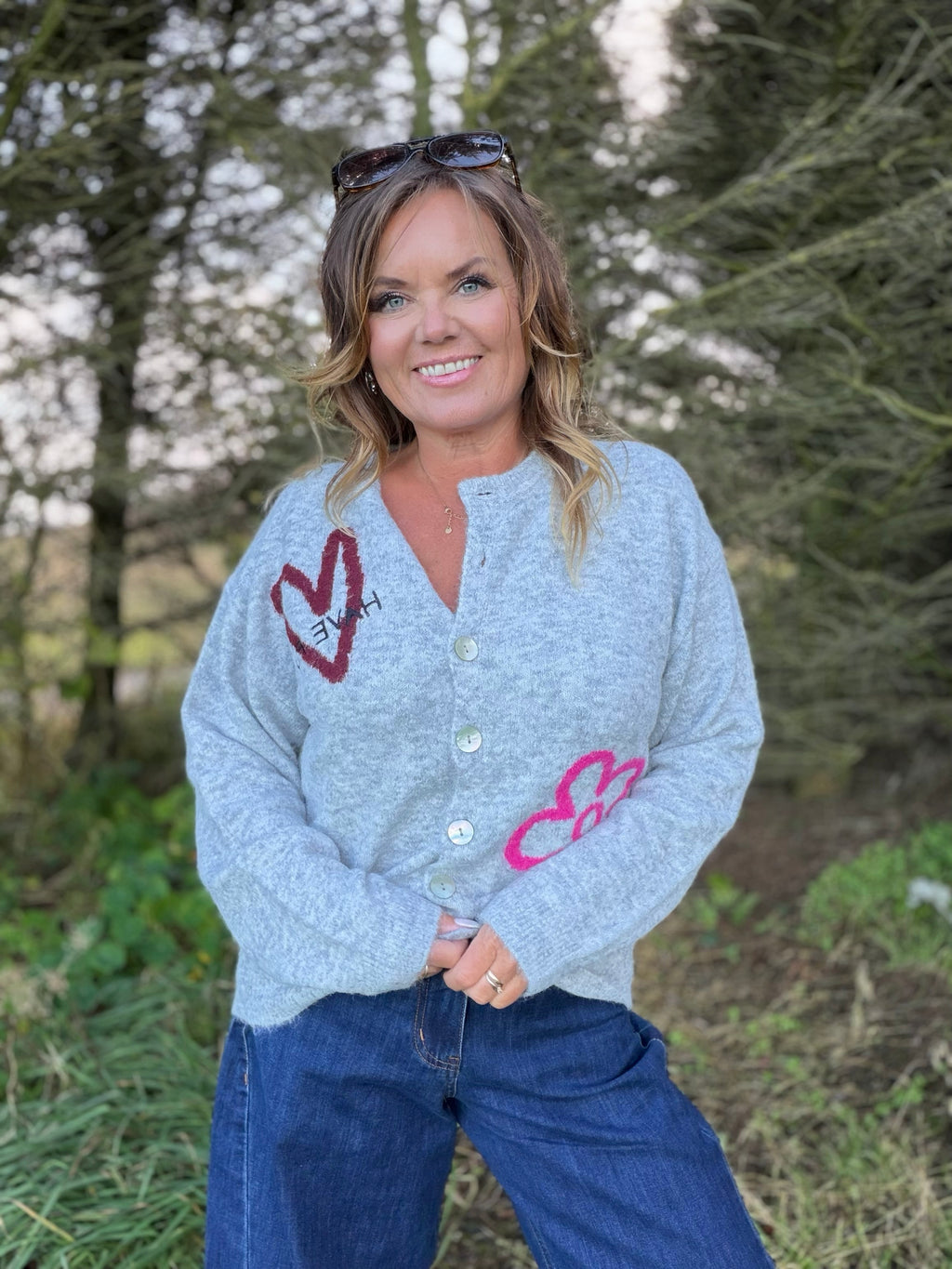 Nomas cardigan – grå – Freequent