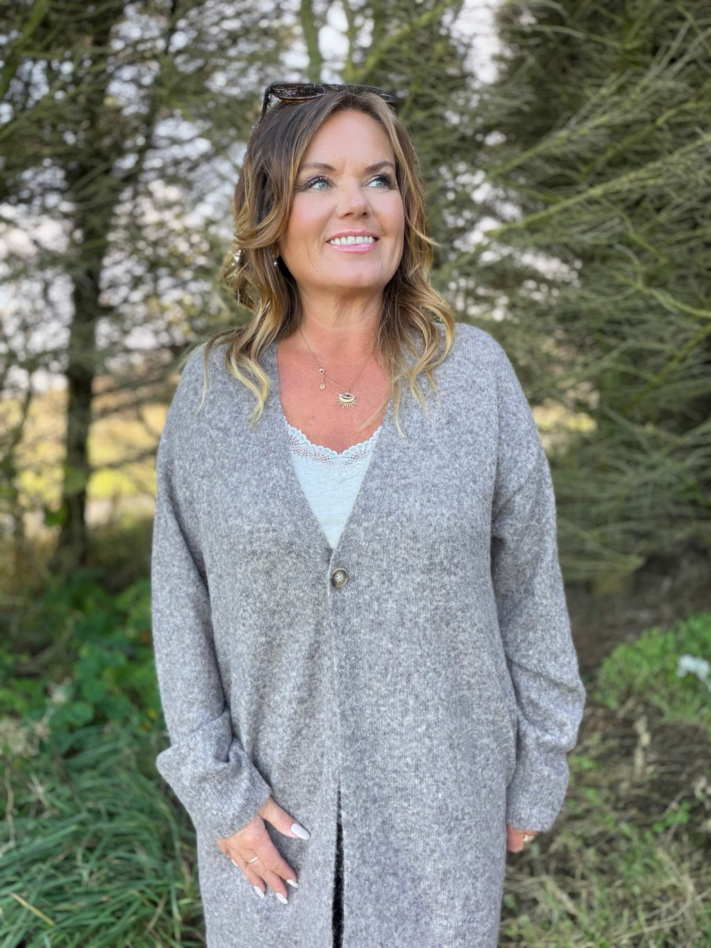 Alpa lang cardigan – Morel – Freequent