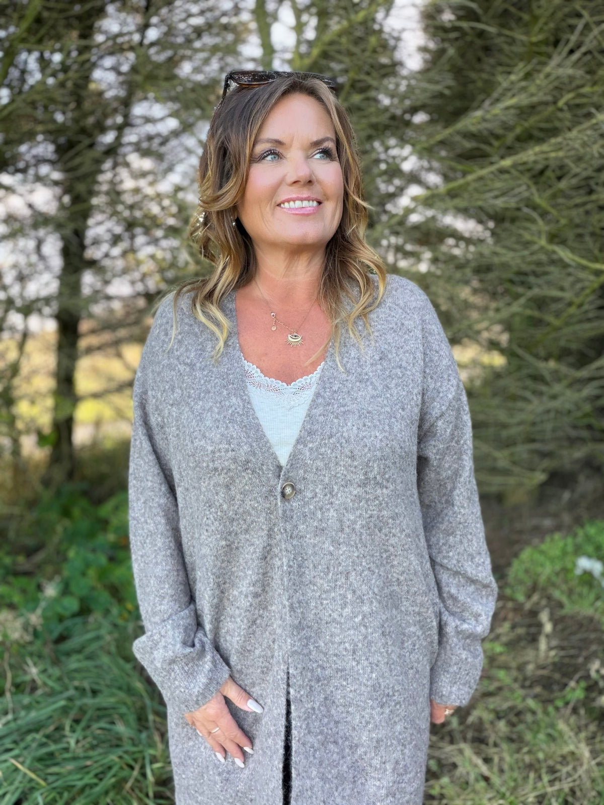 Alpa lang cardigan – Morel – Freequent