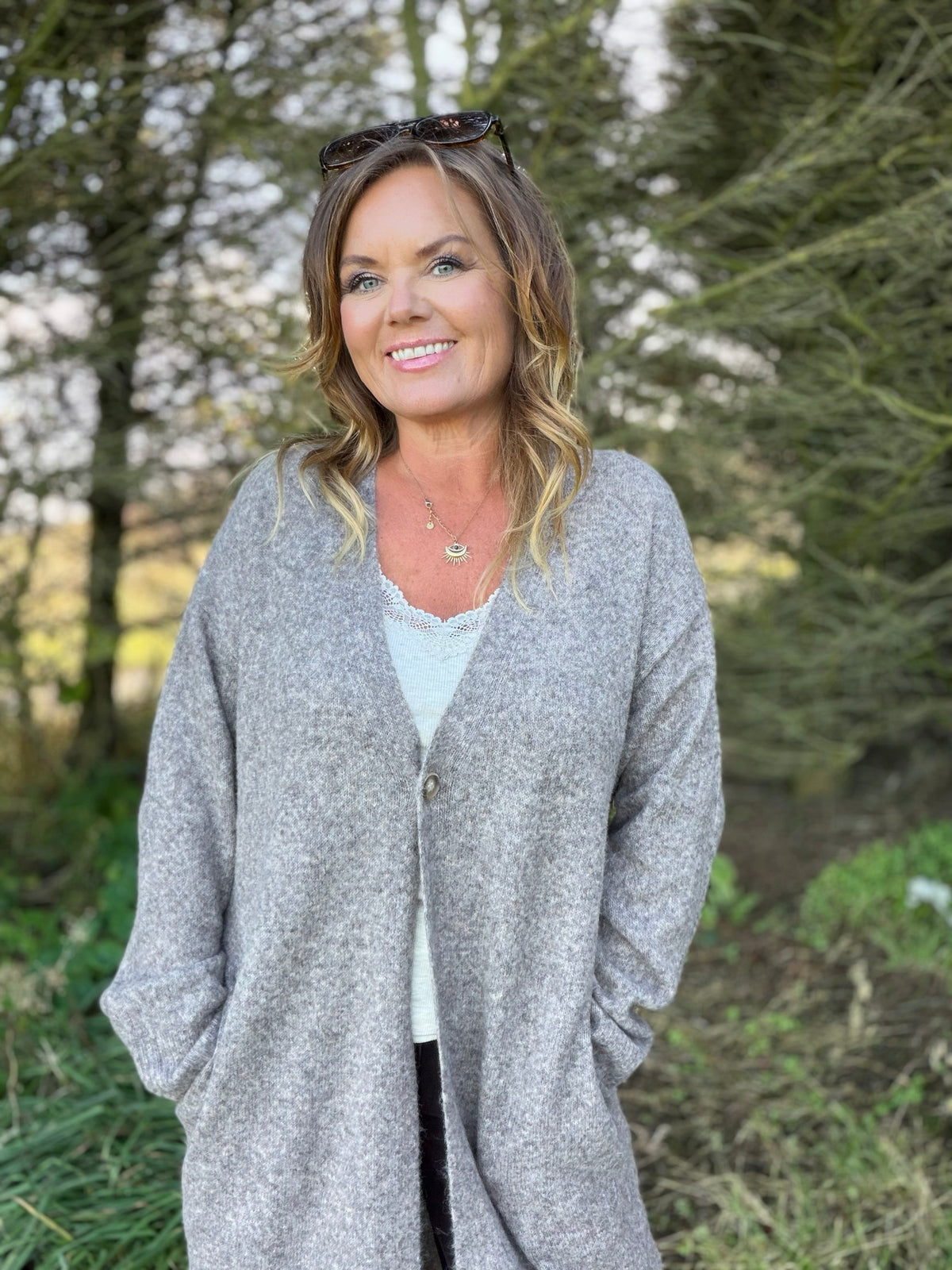 Alpa lang cardigan – Morel – Freequent