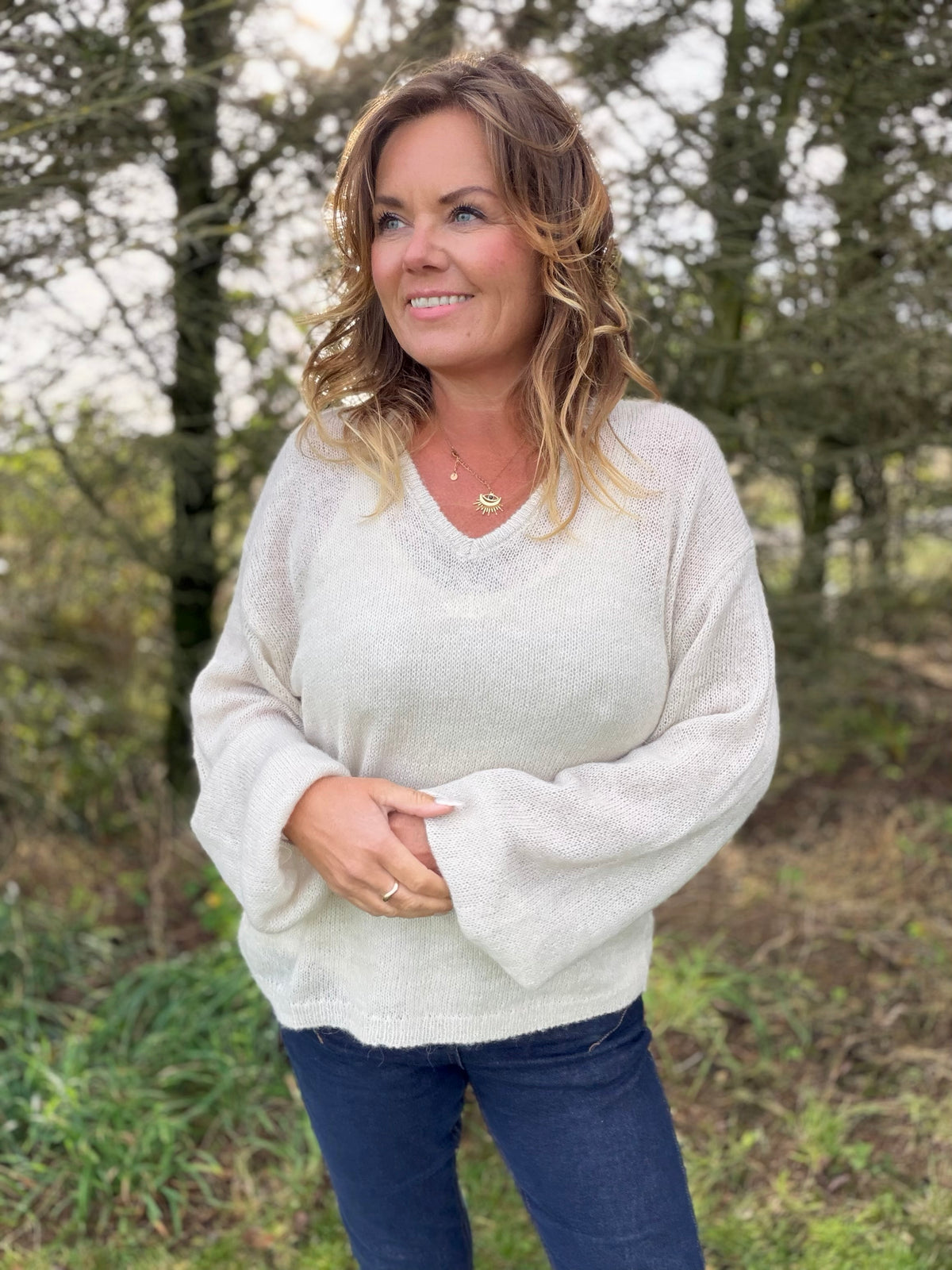 Dido genser fra Freequent – lys beige