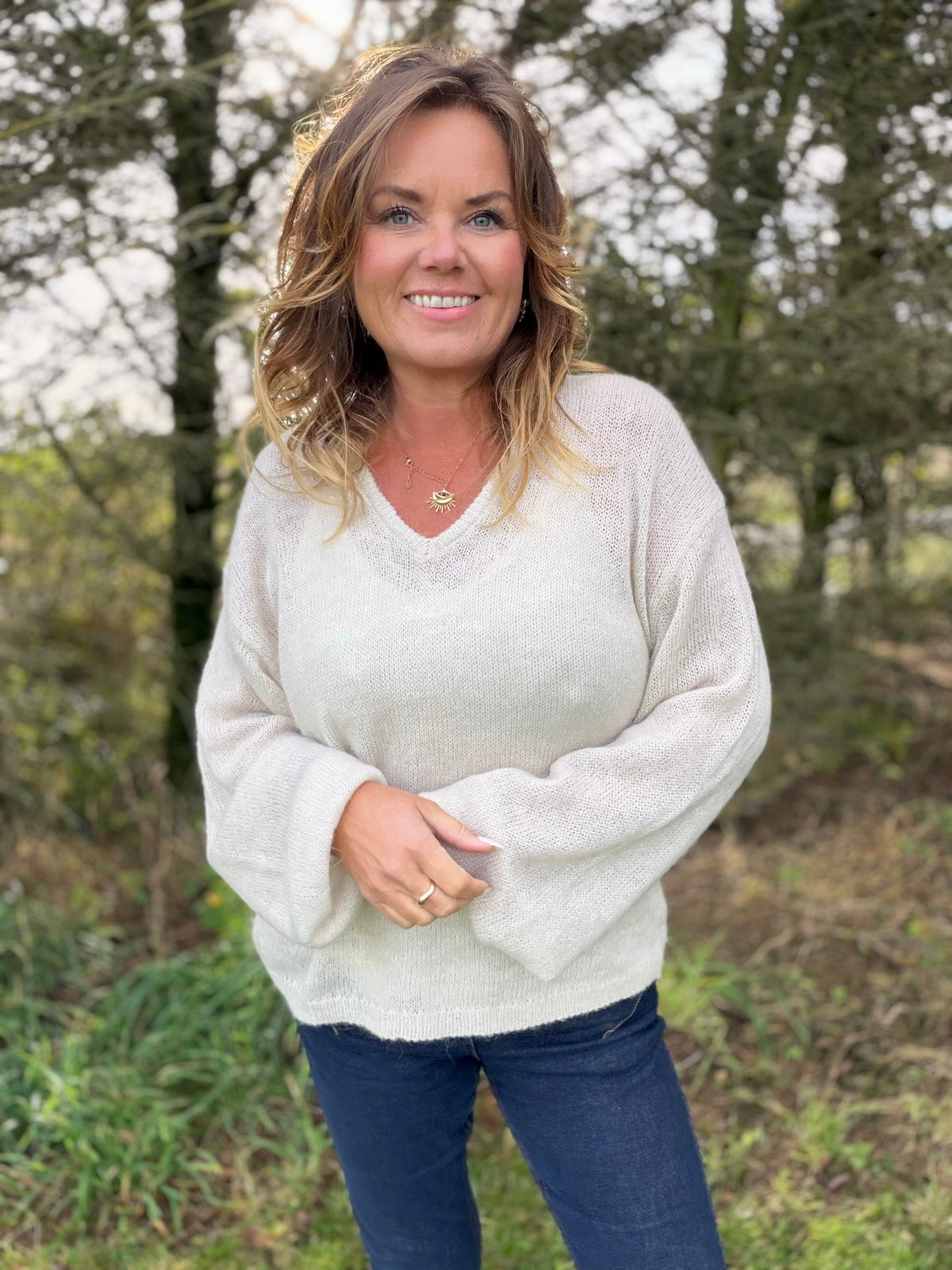 Dido genser fra Freequent – lys beige