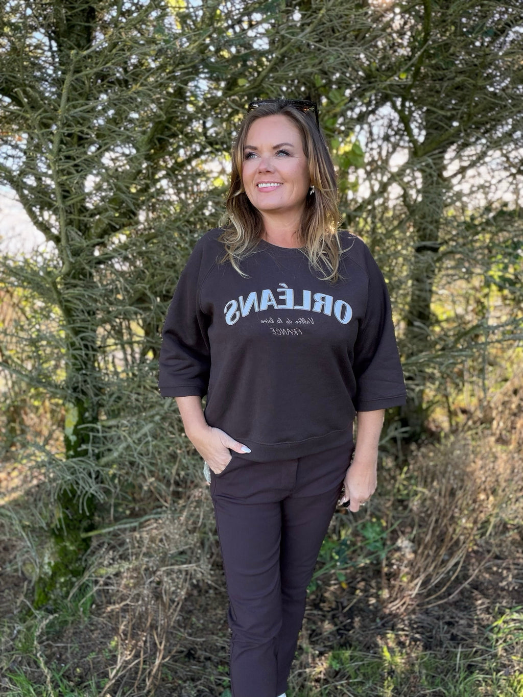 Kamela sweatshirt fra Freequent – Mole