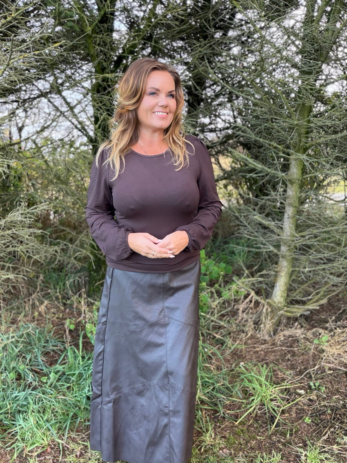 Liana langermet topp fra Freequent – Mole
