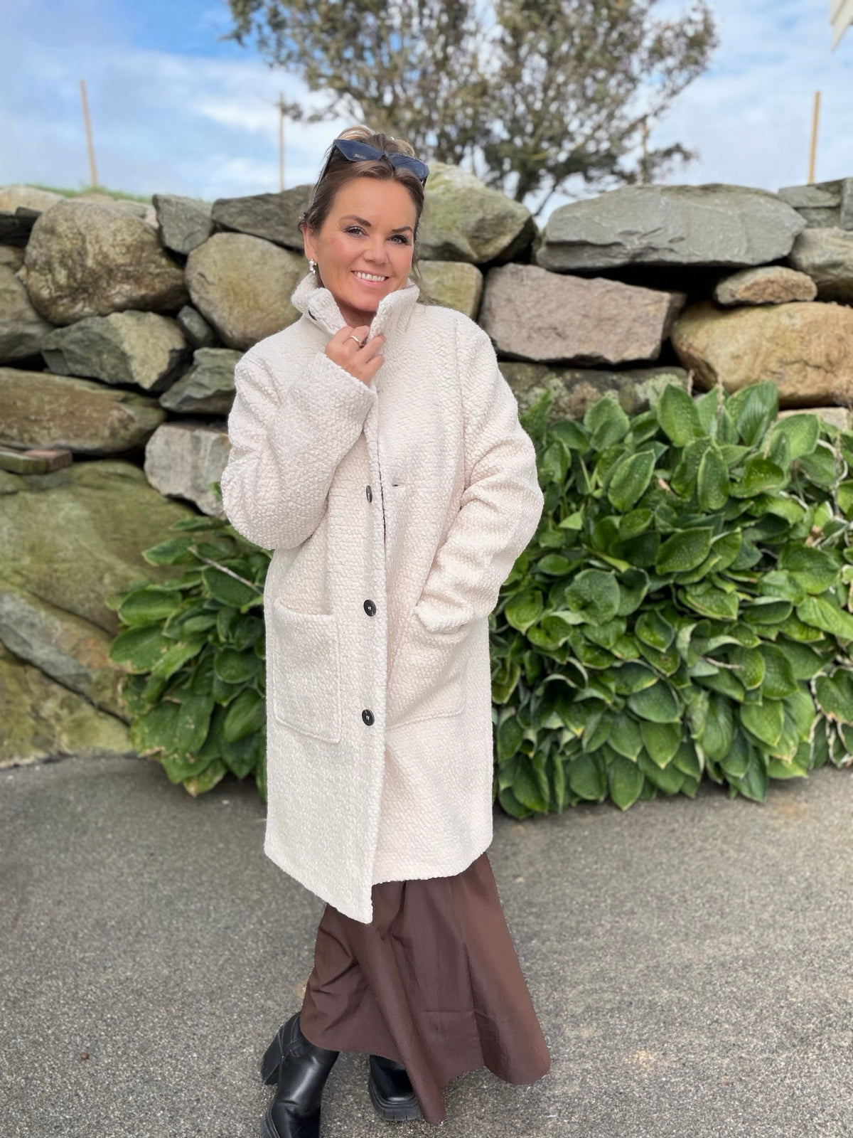 FerddySZ kåpe i ullblanding – Saint Tropez