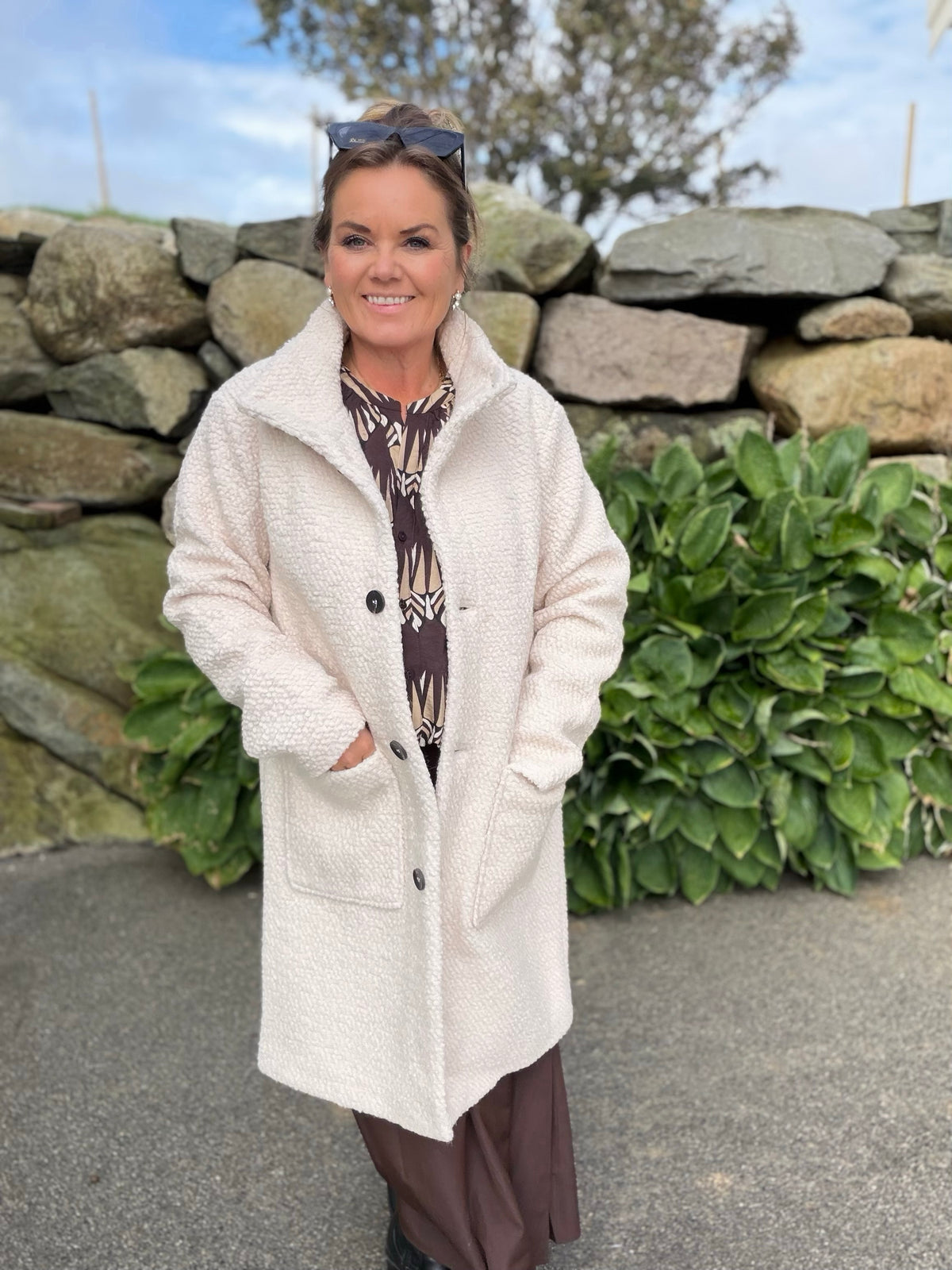 FerddySZ kåpe i ullblanding – Saint Tropez