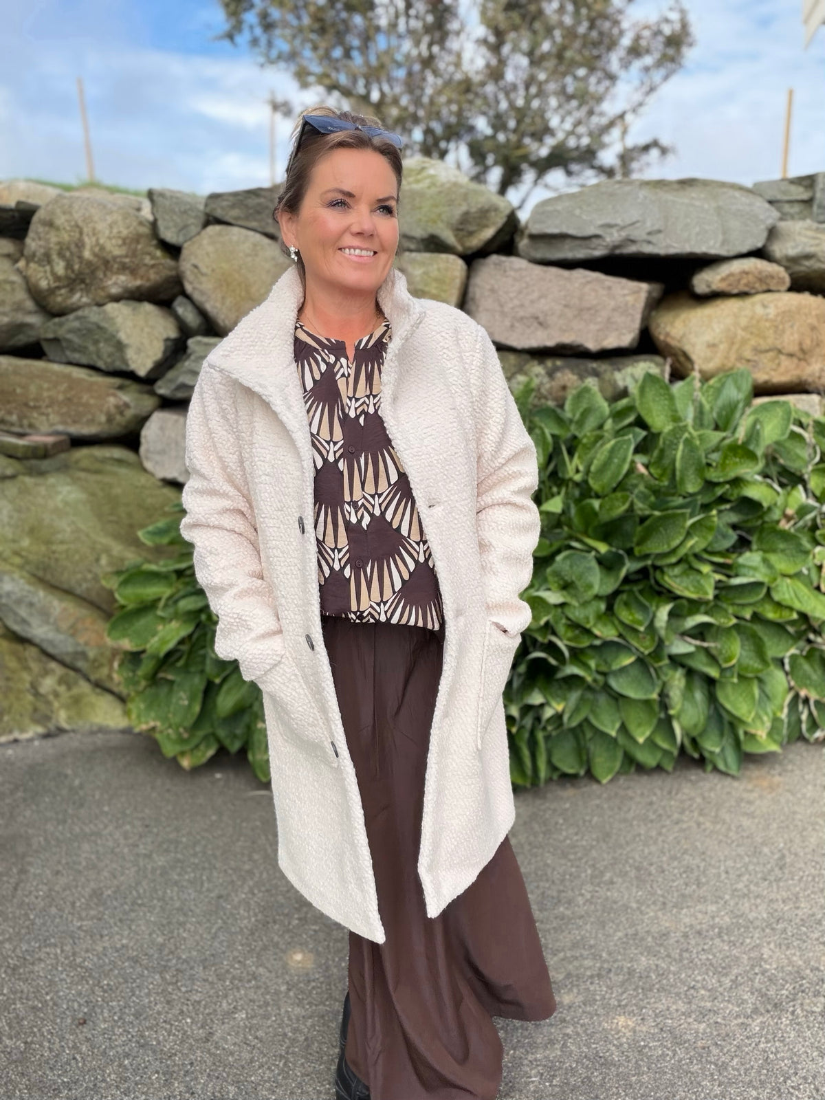 FerddySZ kåpe i ullblanding – Saint Tropez