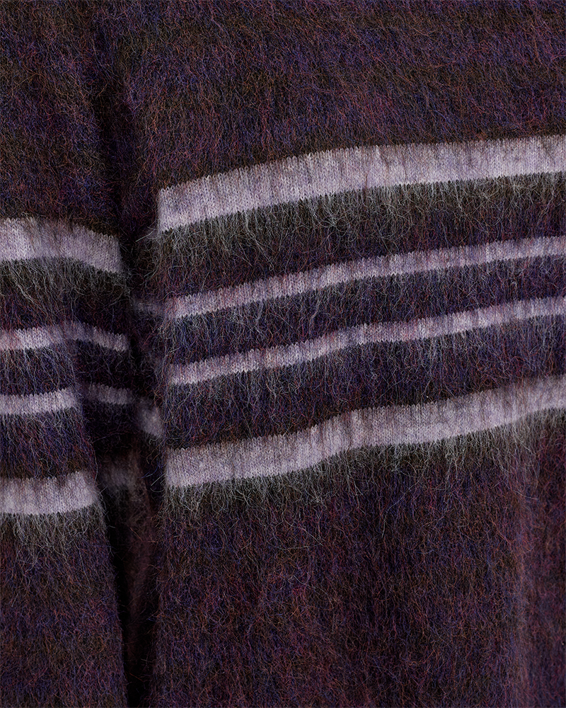 Lippi pullover fra Freequent – lilla stripet