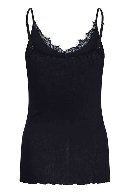 MayaSZ singlet med blondekant – Night Sky – Saint Tropez
