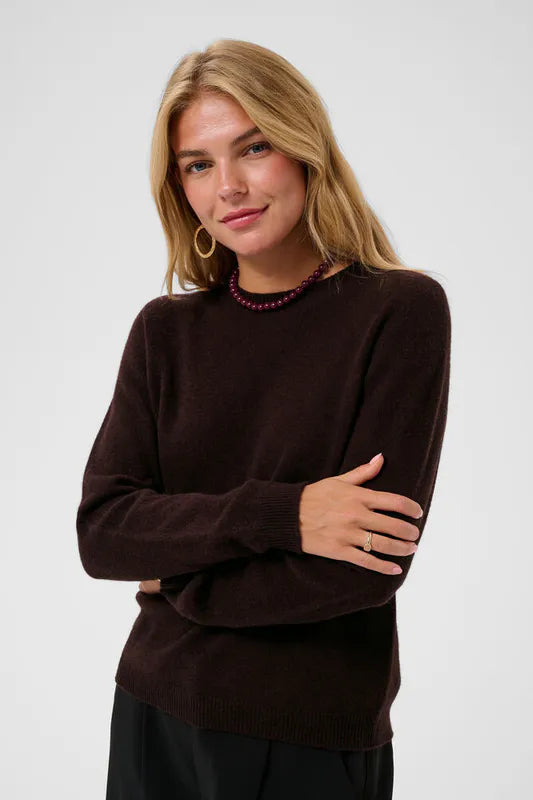 Mela ullgenser – Java brun – Cream
