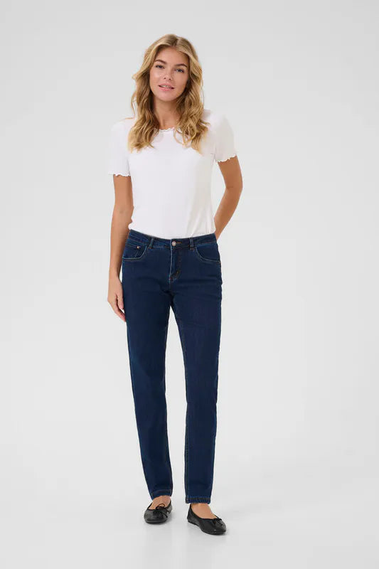 Lone jeans fra Cream – mørk denim – lengde 30