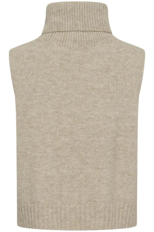 Elsie Knit Slipover fra Cream – lys melert