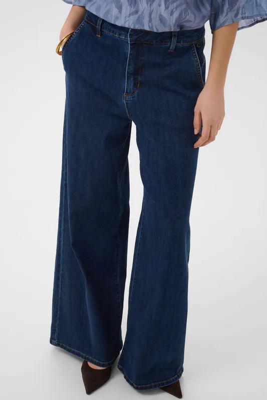 Visti jeans fra Cream – mørk blå denim – lengde 32