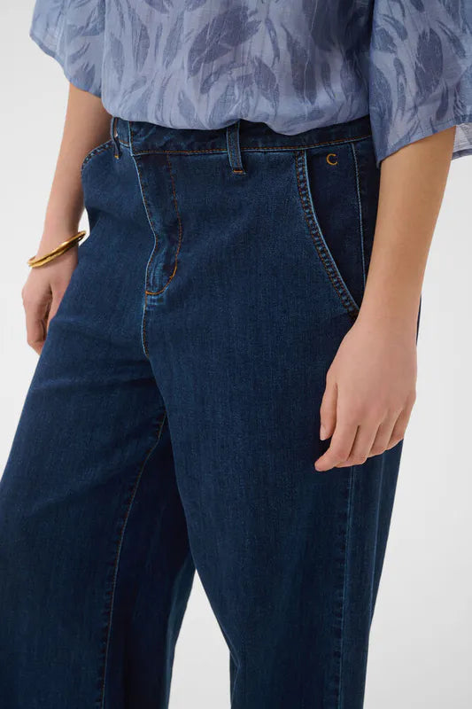 Visti jeans fra Cream – mørk blå denim – lengde 30