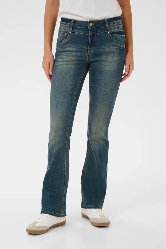 Amalie bootcut jeans fra Cream – lengde 32