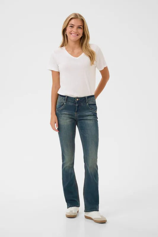Amalie bootcut jeans fra Cream – lengde 30