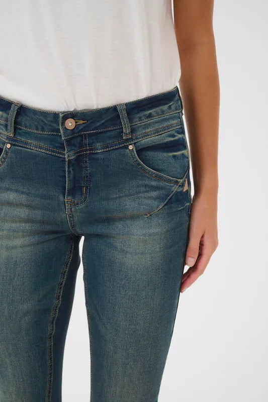 Amalie bootcut jeans fra Cream – lengde 32