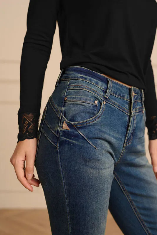 Amalie bootcut jeans fra Cream – lengde 32