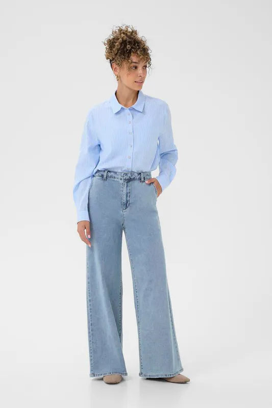 Visti jeans fra Cream – lys blå denim – lengde 32