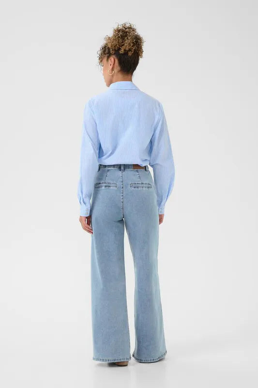 Visti jeans fra Cream – lys blå denim – lengde 32