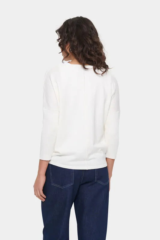 Mila genser med rund hals fra Saint Tropez – Ice