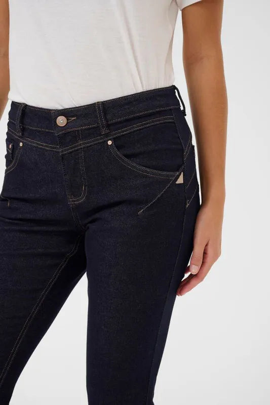 Amalie bootcut jeans fra Cream – mørk denim – lengde 30