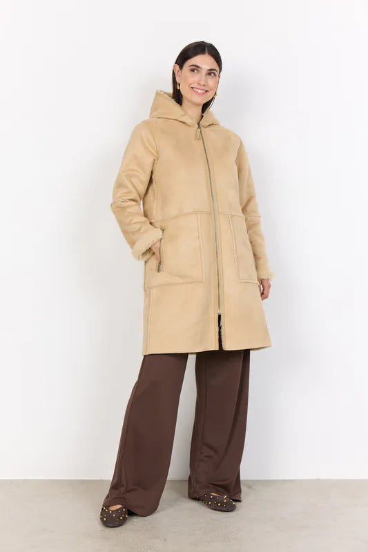 Sam 2 jakke fra SoyaConcept – beige