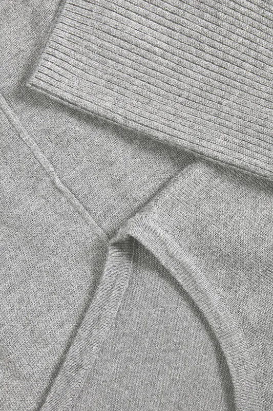 Mila genser med rund hals fra Saint Tropez – Pearl Grey