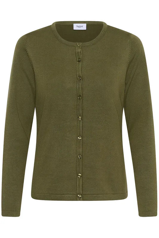 Mila cardigan – Four Leaf Clover Melange – Saint Tropez