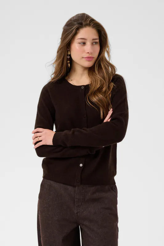 Mela Cardigan – Brun Java