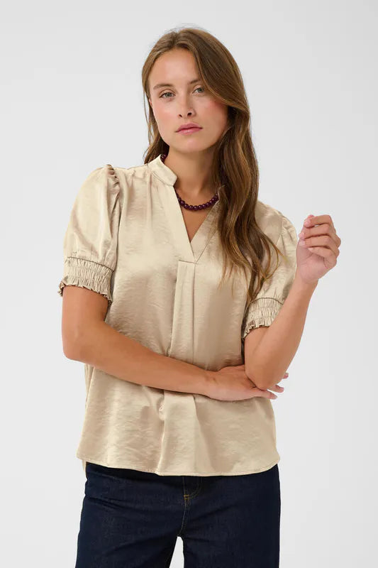 Panan bluse fra Saint Tropez – champagne