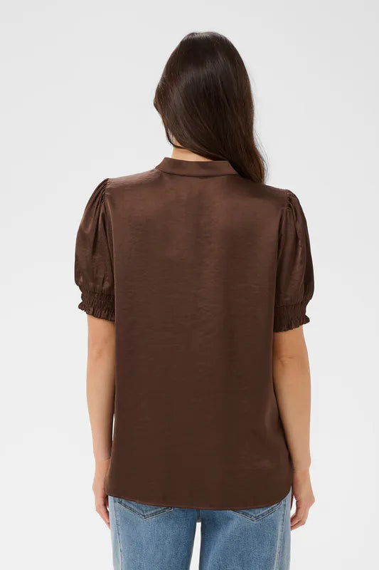 Panan bluse fra Saint Tropez – brun