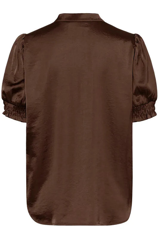 Panan bluse fra Saint Tropez – brun