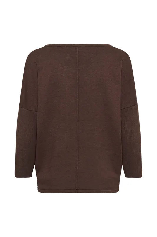 MilaSZ genser med rund hals – Bracken Melange – Saint Tropez