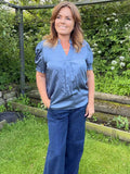 Panan bluse fra Saint Tropez – blå