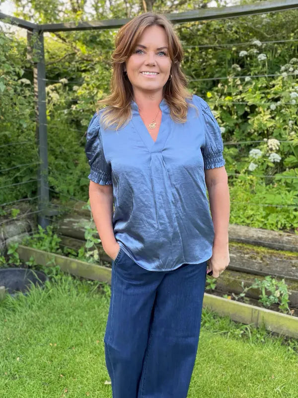 Panan bluse fra Saint Tropez – blå