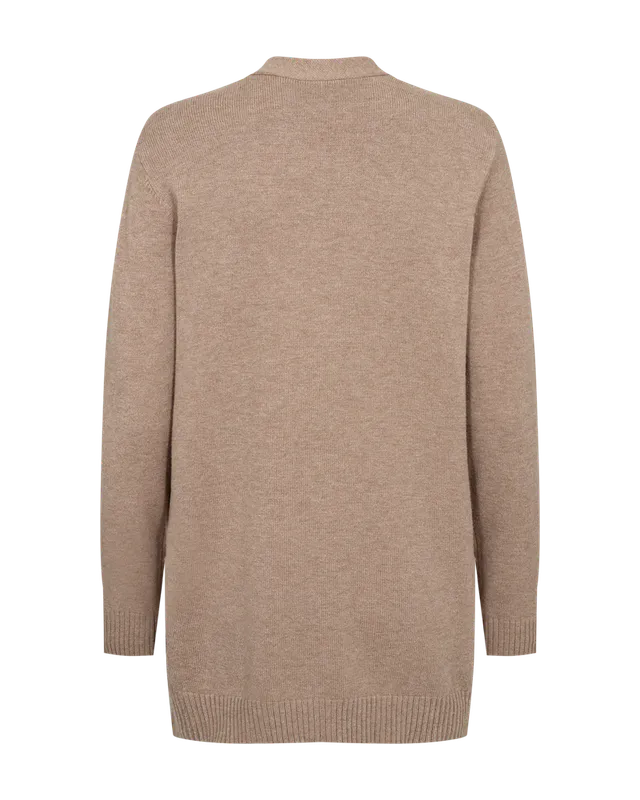Agnes cardigan fra Freequent – Silver Mink