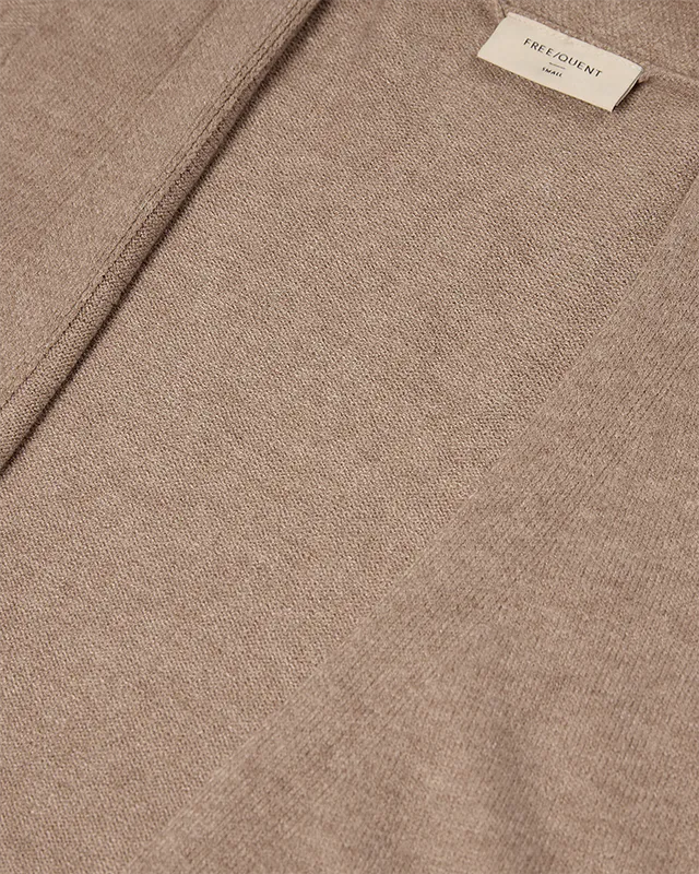 Agnes cardigan fra Freequent – Silver Mink