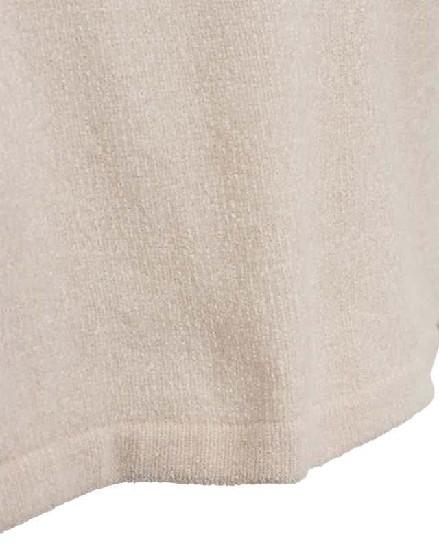 Tempo chenille topp fra Freequent – lys beige